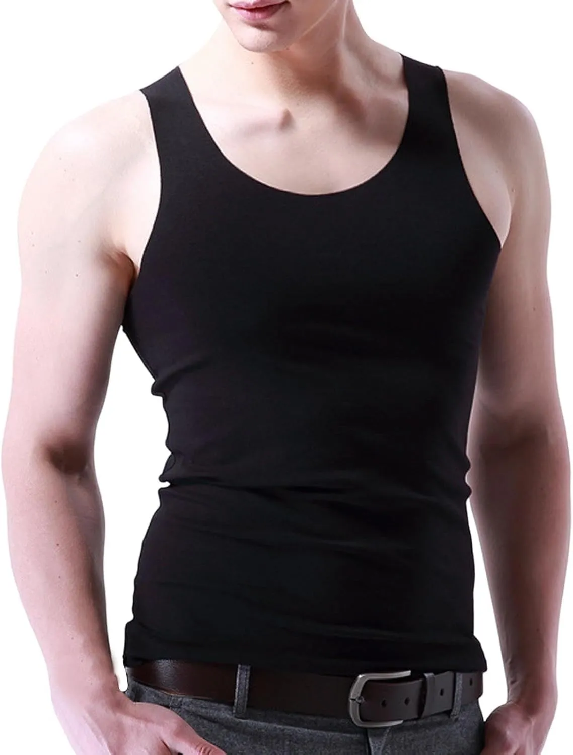 3 Pack Men's Workout Tank Tops Breathable Quick Dry Summer Sleeveless Silk Muscle Shirts Gym Workout Bodybuilding Tee