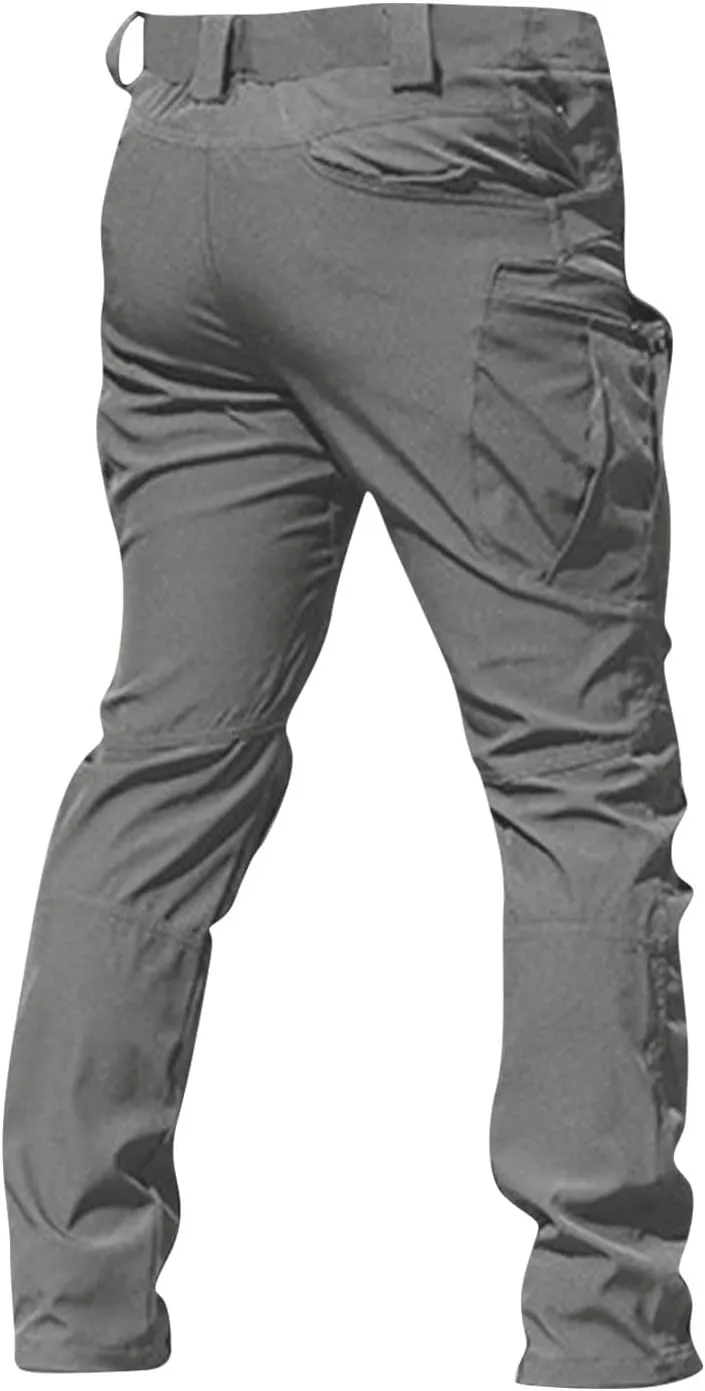 Cargo Pants for Men Baggy Ripstop Pants Multi Pockets Outdoor Work Hiking Pants Match Mens Wild Cargo Pants