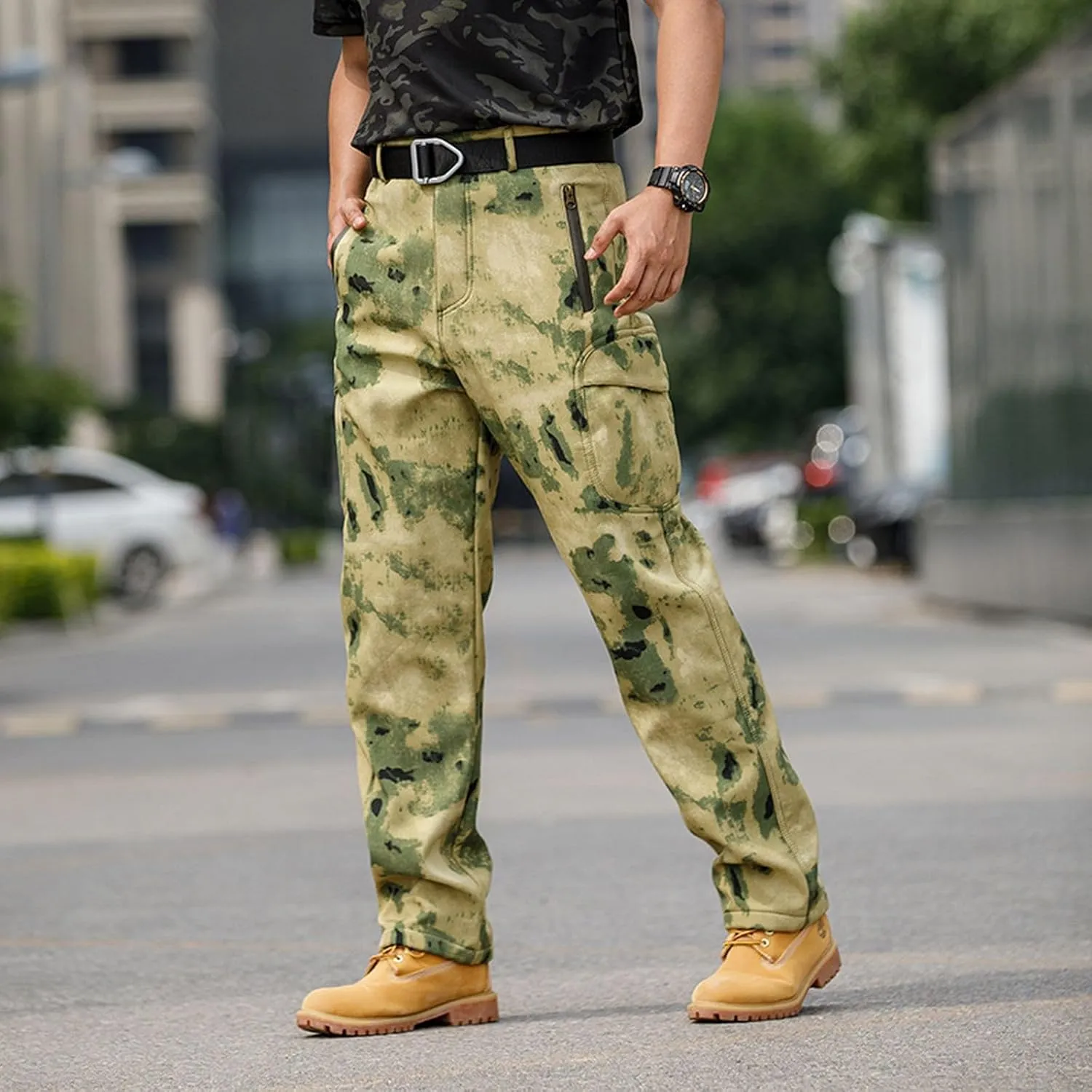 Cargo Pants for Men Tactical Pants Lightweight Outdoor Travel Pants Relaxed Fit Work Hiking Waterproof Pants Stretch