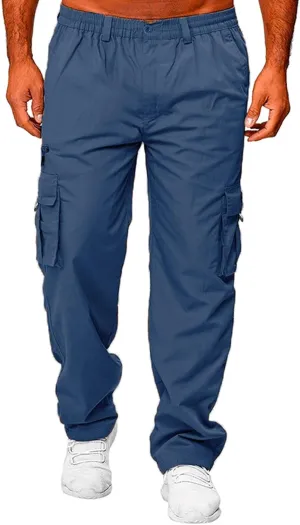 Casual Cargo Pants for Men and Warm Men's Solid Color Work Clothes Pockets and Sanitary Plus Size Palcomfy Glide Pants