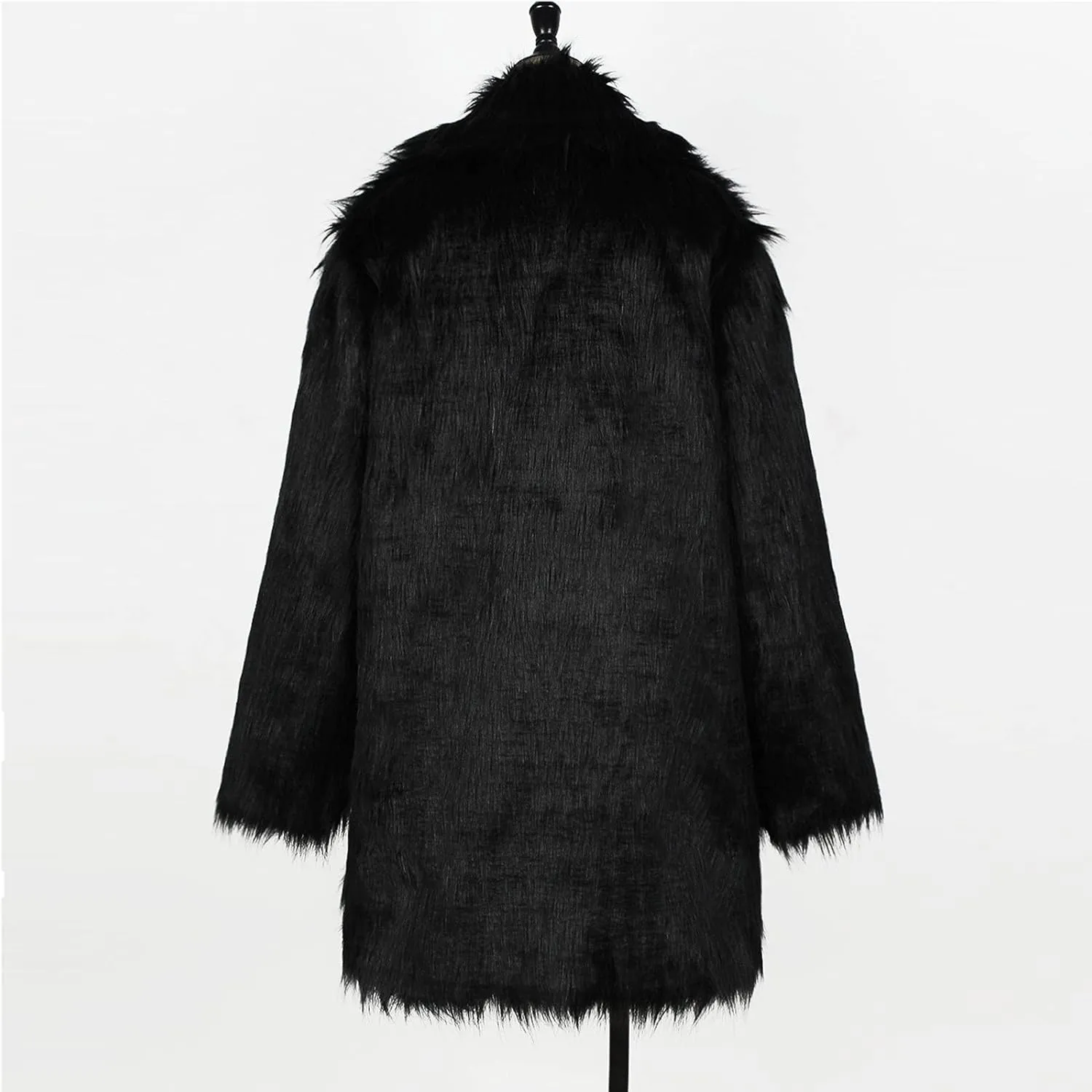 cooki Fur Coats for Women Faux Fur Jackets Fall Fashion Women's 2023 Winter Open Front Long Shaggy Coat Outerwear Fall Jacket