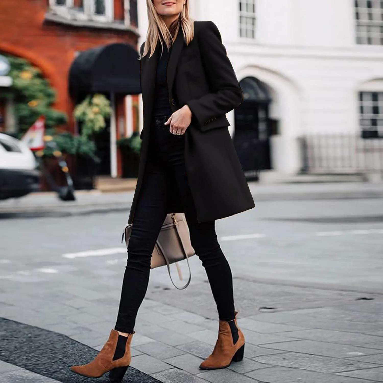 cooki Winter Coats for Women 2023 Trendy Wool Coat Women Winter Fleece Jackets Long Soft Trench Coats for Women Lightweight