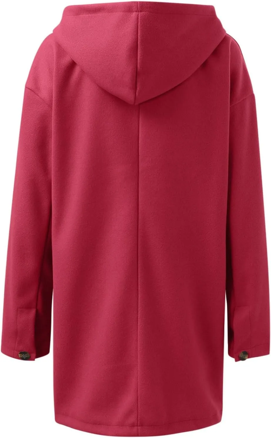 cooki Wool Coats for Women Long Women Fuzzy Fleece Winter Cardigan Jackets Trench Coats Lapel Collar Button Down Peacoat