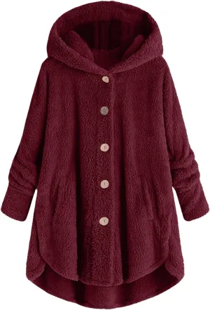 Discount Clearance Down Coats for Women Down Alternative Outerwear Coats Quilted Coat Double Breasted Women's Fleece Jackets & Coats for Christmas Down Jacket Women Brown Long Puffer Coat