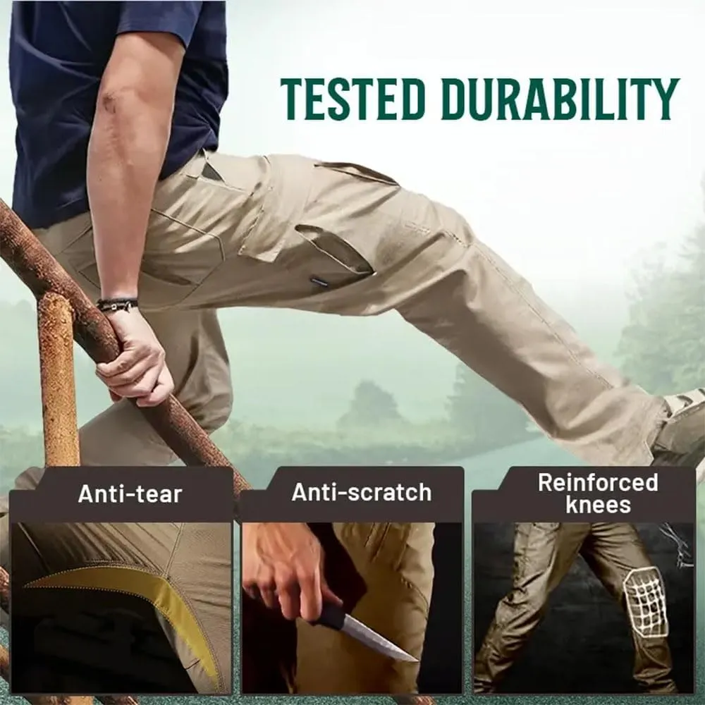 Flexcamo - Tactical Waterproof Pants,Cargo Pants for Men,Work Pants with Multi Pockets Mens Cargo Pants Water