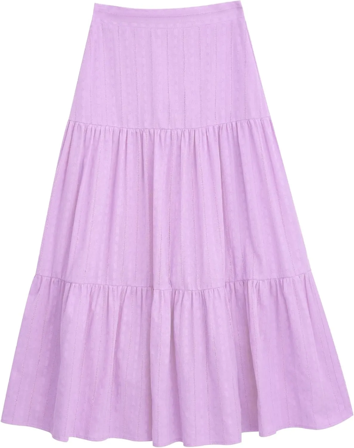 Girls Kids Boho Fancy Maxi Skirts High Waist Ruffled Skirts Summer Swing Long Skirts Modern Dance Costume