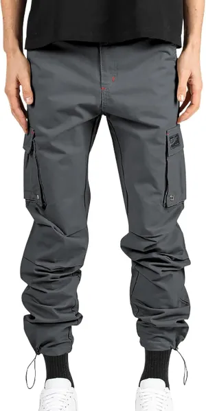 Hiking Pants Men Camo Mens Cargo Pants Casual Lightweight Joggers Work Pants Military Pants with Multi-Pocket