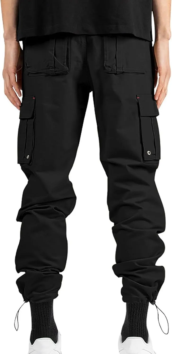 Hiking Pants Men Camo Mens Cargo Pants Casual Lightweight Joggers Work Pants Military Pants with Multi-Pocket