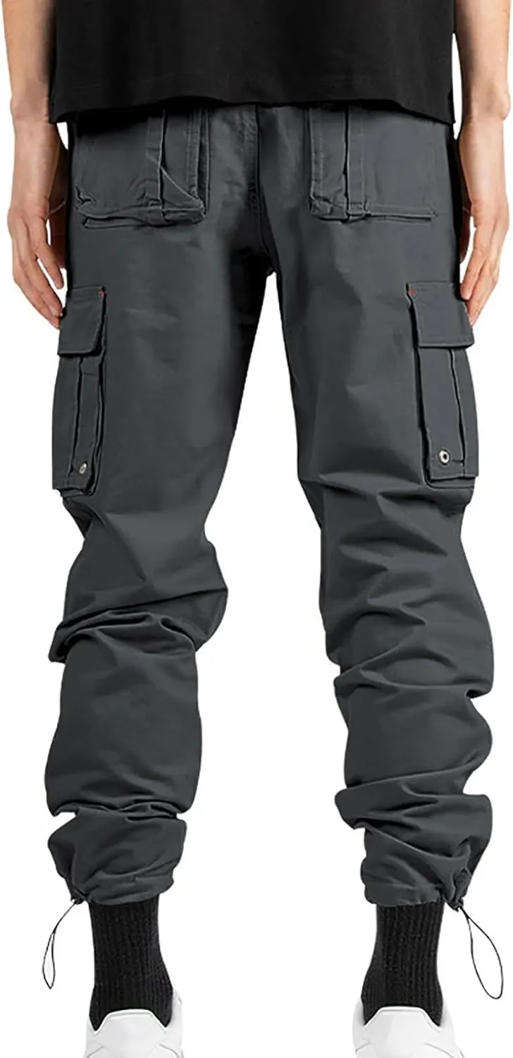 Hiking Pants Men Camo Mens Cargo Pants Casual Lightweight Joggers Work Pants Military Pants with Multi-Pocket