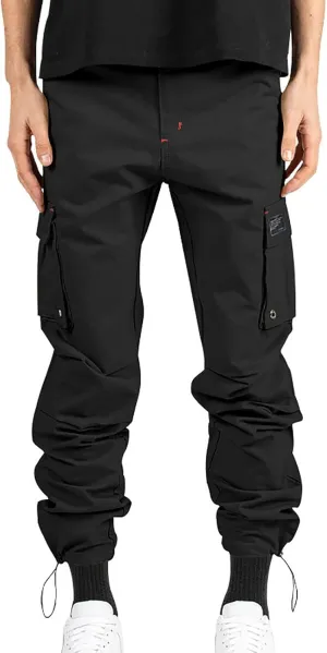 Hiking Pants Men Camo Mens Cargo Pants Casual Lightweight Joggers Work Pants Military Pants with Multi-Pocket