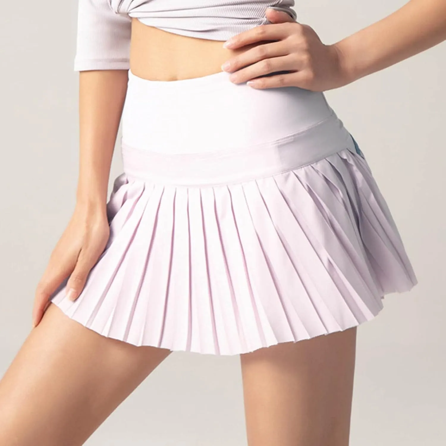 Jean Skirts for Women Women's High Waisted Running Skorts Sports Pleated Skirts Pockets Pant Skirts Pleated Skirt