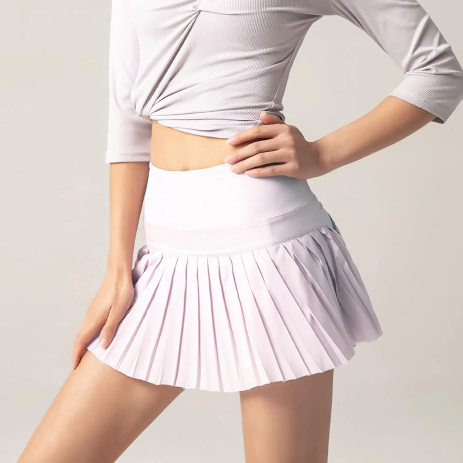 Jean Skirts for Women Women's High Waisted Running Skorts Sports Pleated Skirts Pockets Pant Skirts Pleated Skirt