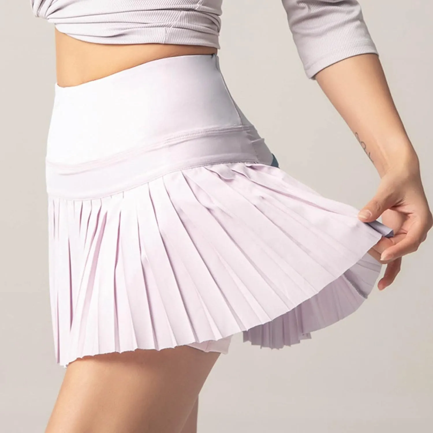 Jean Skirts for Women Women's High Waisted Running Skorts Sports Pleated Skirts Pockets Pant Skirts Pleated Skirt