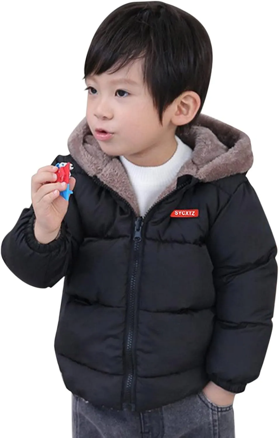 Kids Winter Coats Toddler Boys Girls Winter Bear Ears Coat With Hooded Jacket 𝒫uffer Down Outwear 1-5 Years