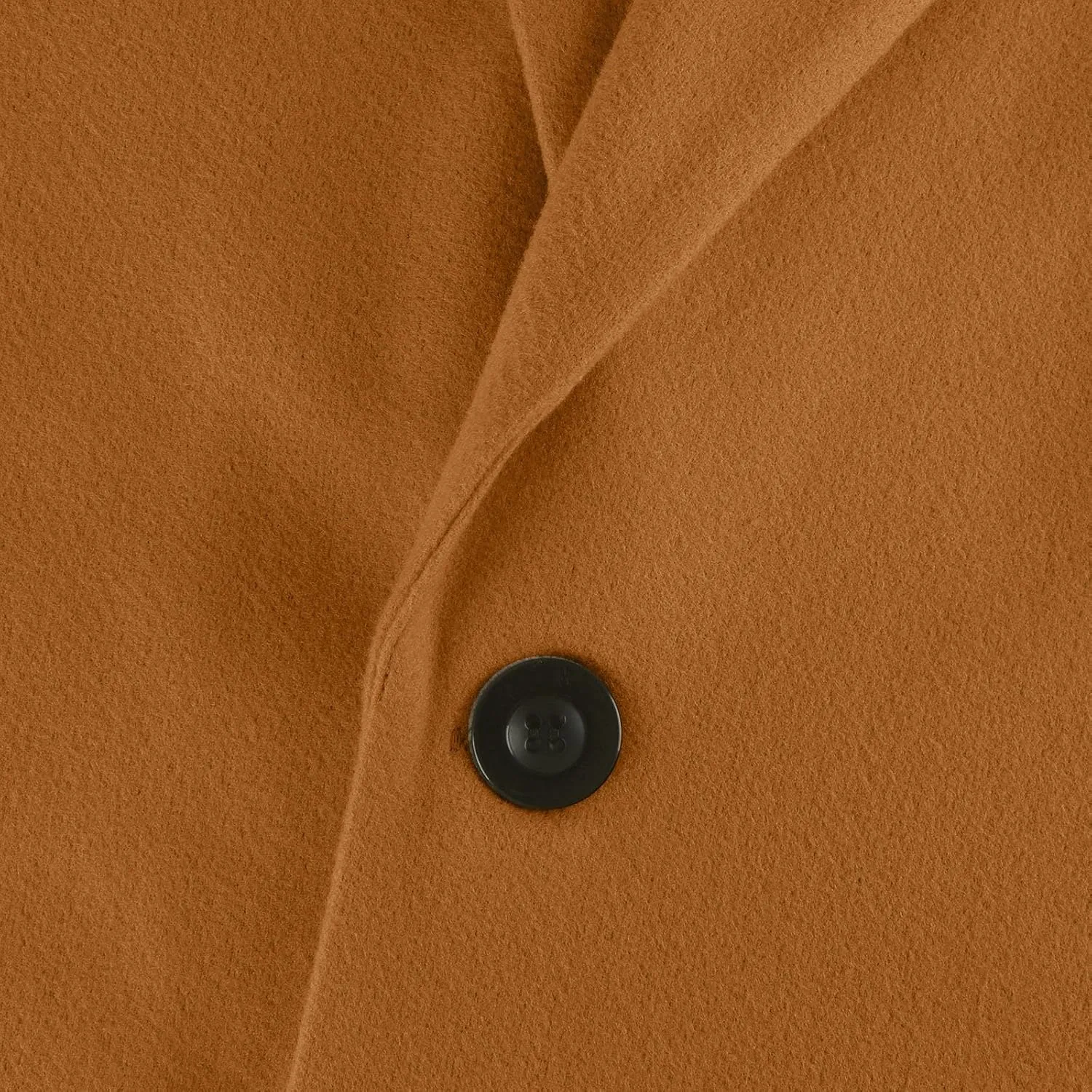Lapel Pea Coats for Women Trendy Button 3/4 Sleeve Coats Winter Double Breasted Wool Coats with Pockets
