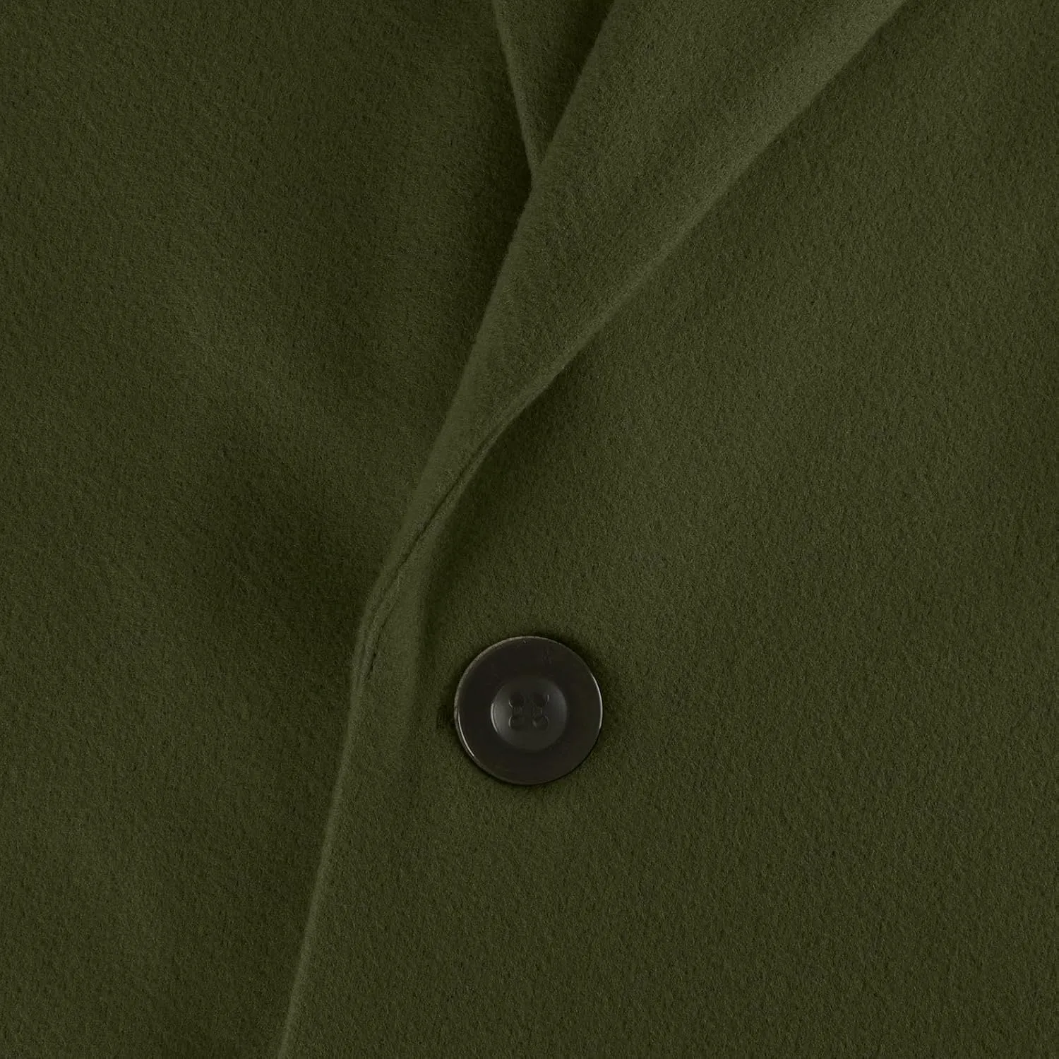 Lapel Pea Coats for Women Trendy Button 3/4 Sleeve Coats Winter Double Breasted Wool Coats with Pockets