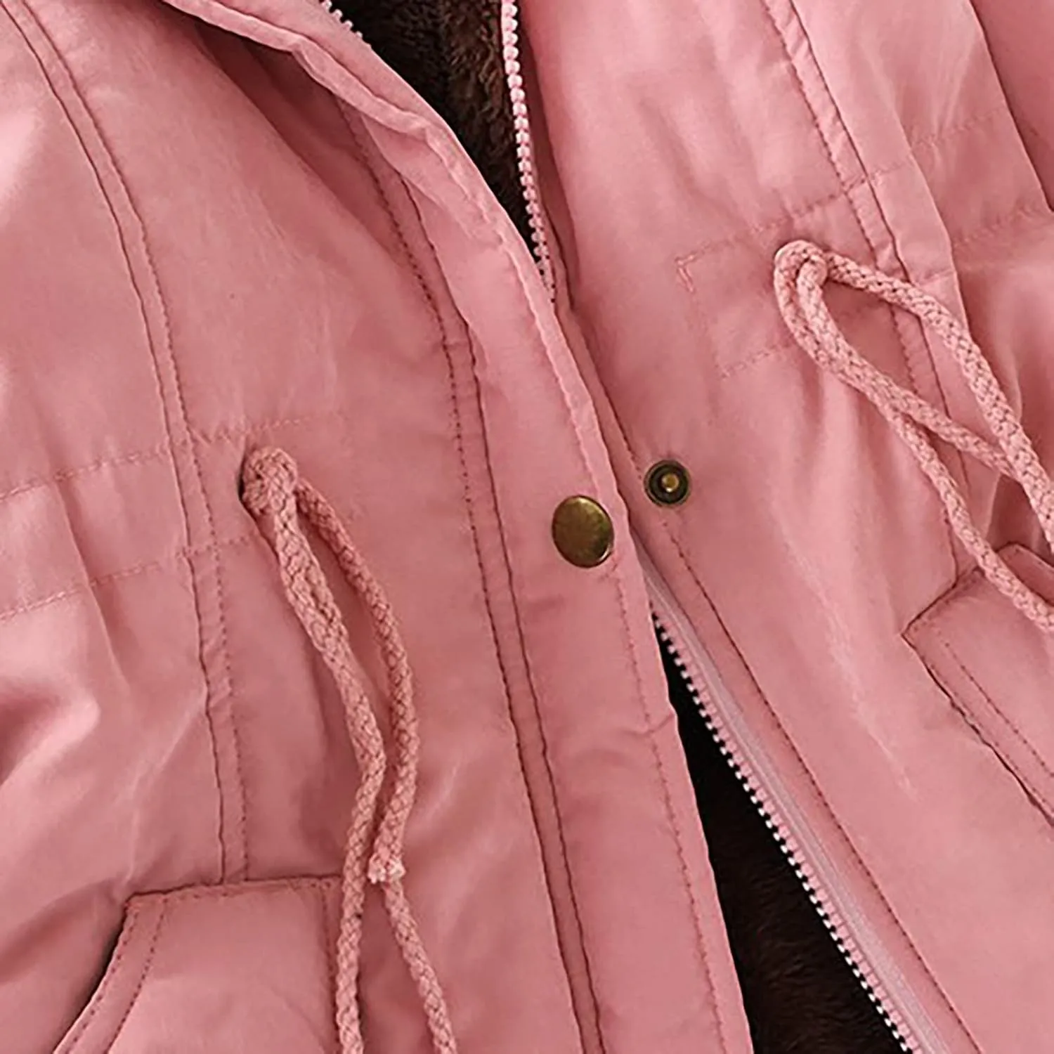 LCMTWX Winter Coats for Women Hooded Warm Winter Coats Outwear Winter Women's Coat Color Block Patchwork Cardigan Coats