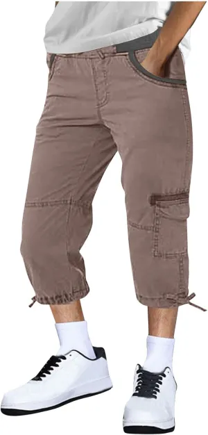 Men Hiking Pants Tactical Cargo Pants Mens Lightweight Work Pants Travel Pants for Men with Multi Pockets