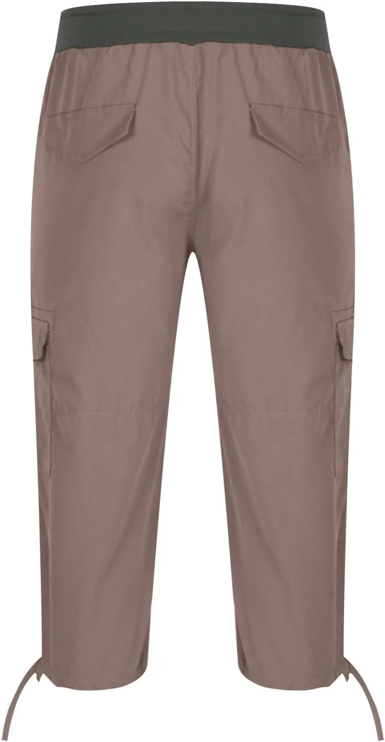 Men Hiking Pants Tactical Cargo Pants Mens Lightweight Work Pants Travel Pants for Men with Multi Pockets