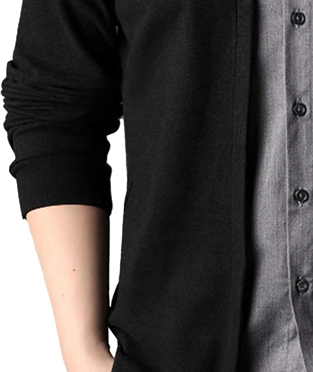 Men's Business Knitted Cardigan Lightweight Button Down Male Knits Jackets Fake 2 Piece Shirt Men Knit Sweater
