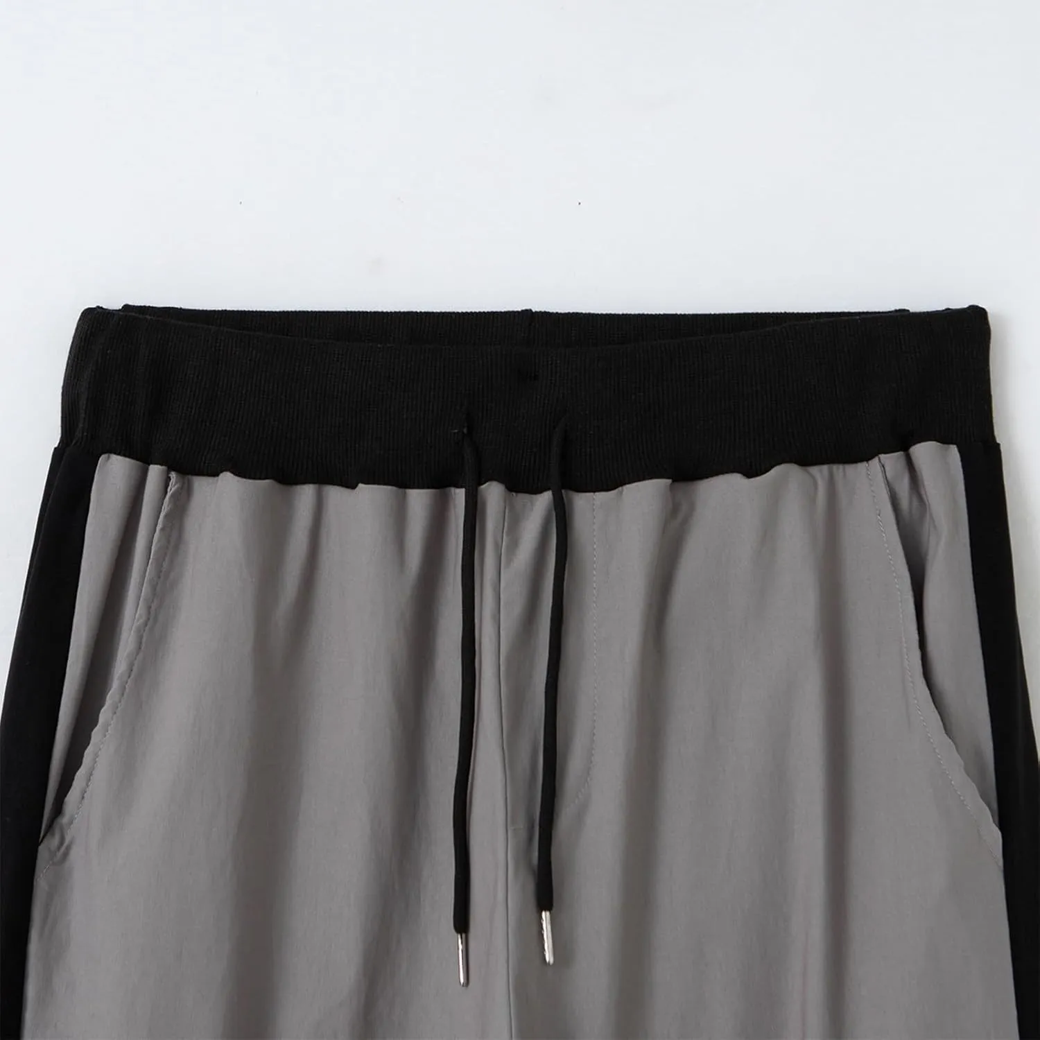 Men's Casual Cotton Cargo Pants Elastic Waist with Belt Cargo Men's Cargo Pants Elastic Waistband Chino Slim Skinny
