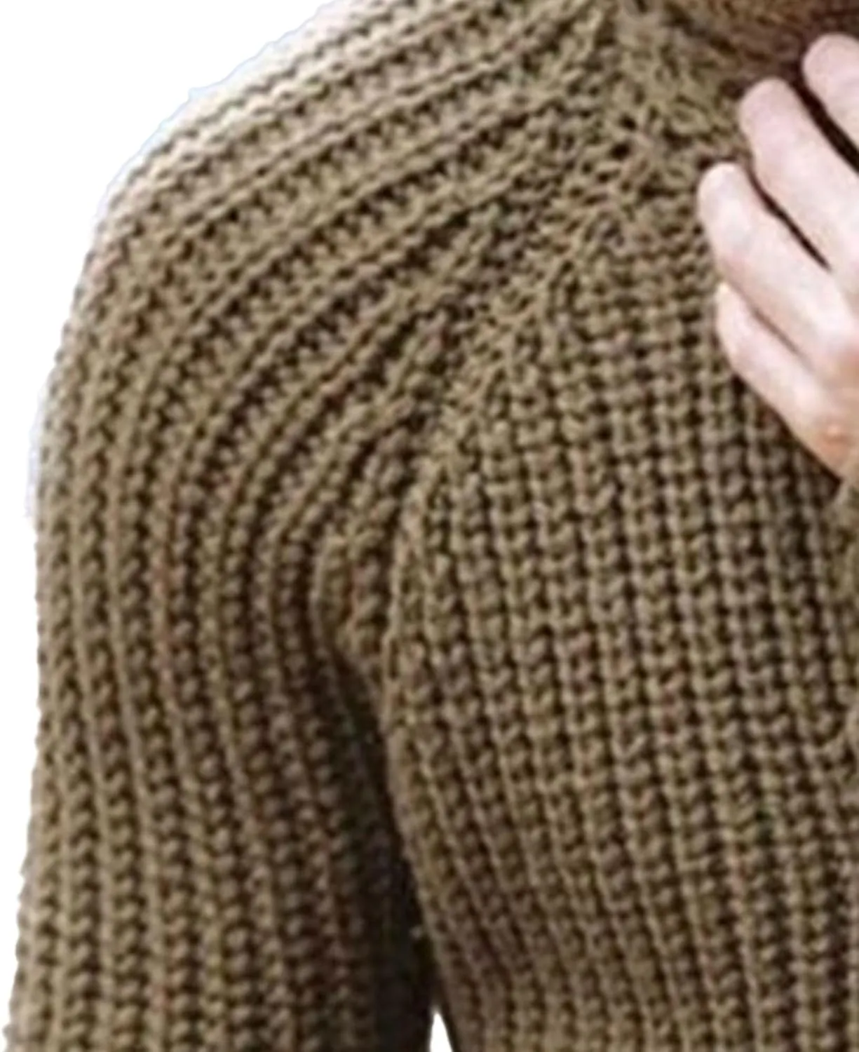 Men's Double Breasted Knit Cardigan Button Down Male Knits Sweater with Pockets Solid Casual Knitted Cardigans