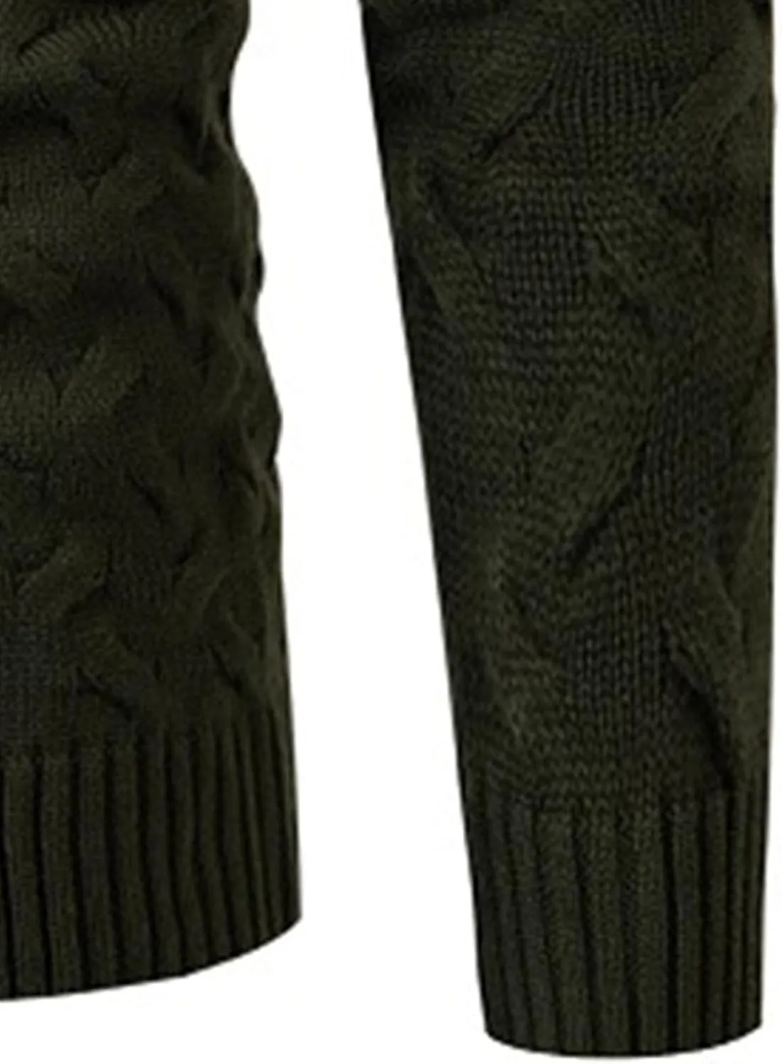 Men's Double Breasted Knitted Cardigan Fit Long Sleeve Casual Knits Cardigans Winter Shawl Collar Knit Sweater Coat