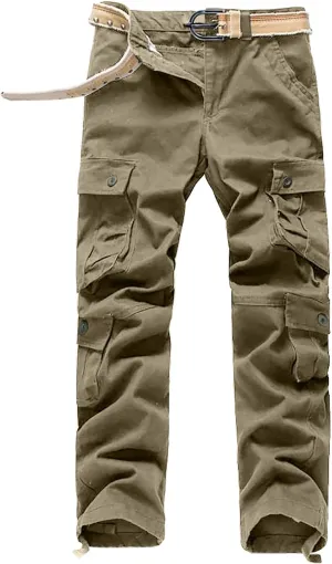 Men's Hiking Pants Tactical Mens Cargo Pants Casual Military Lightweight Work Pants Outdoor Multi-Pocket Pants