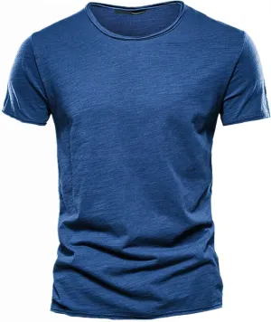 Mens Muscle Workout T Shirts Athletic Short Sleeve Bodybuilding Active Tees Gym Workout Athletic Crewneck Summer Tops