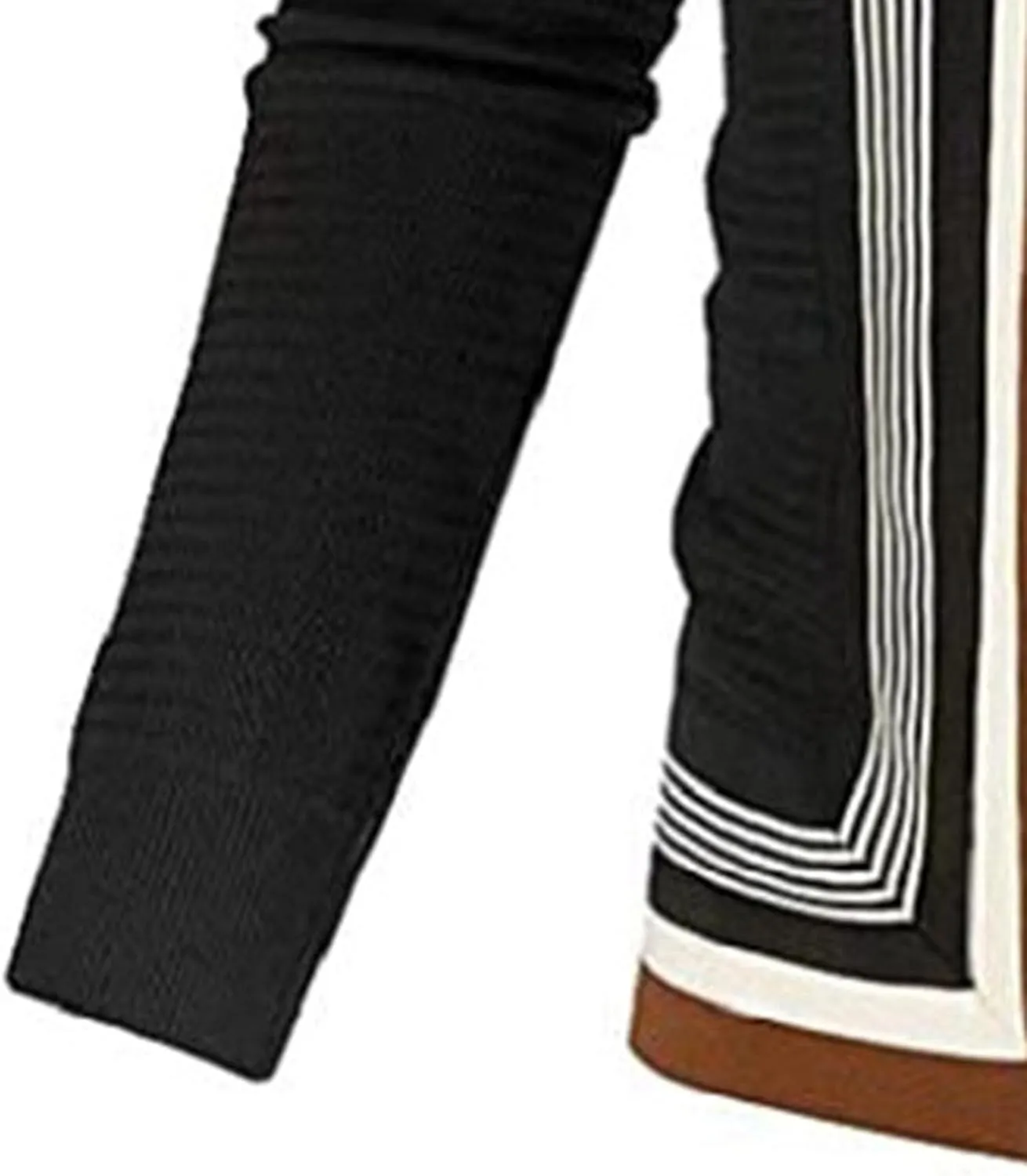 Men's Striped Knitted Jacket Button Down Knit Polo Shirts Coat Classic Stripe Men Knits Cardigan Sweaters