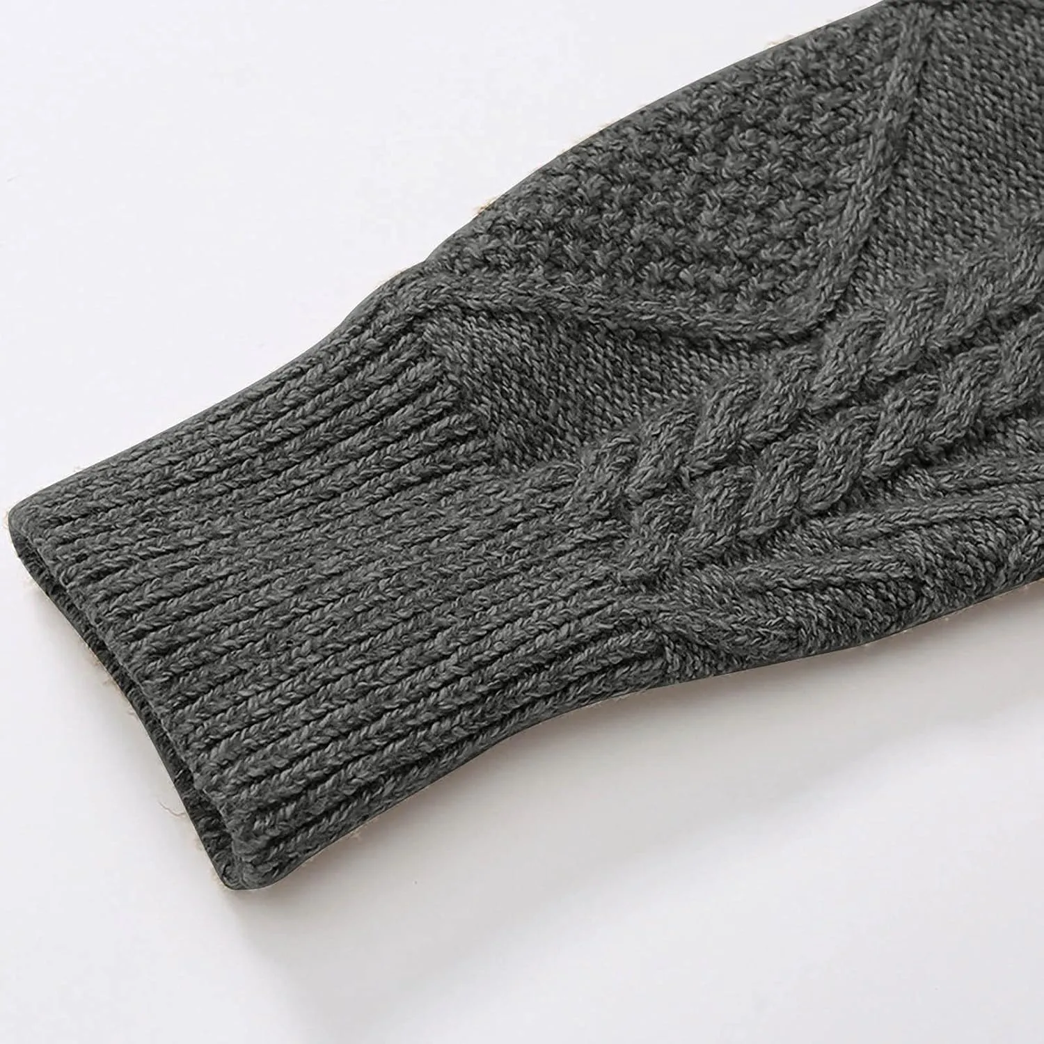 Men's Sweater Plus Size Autumn and Winter Fashion Loose Cardigan Warm Lapel Hooded Jacket Sweater Soft Sweater