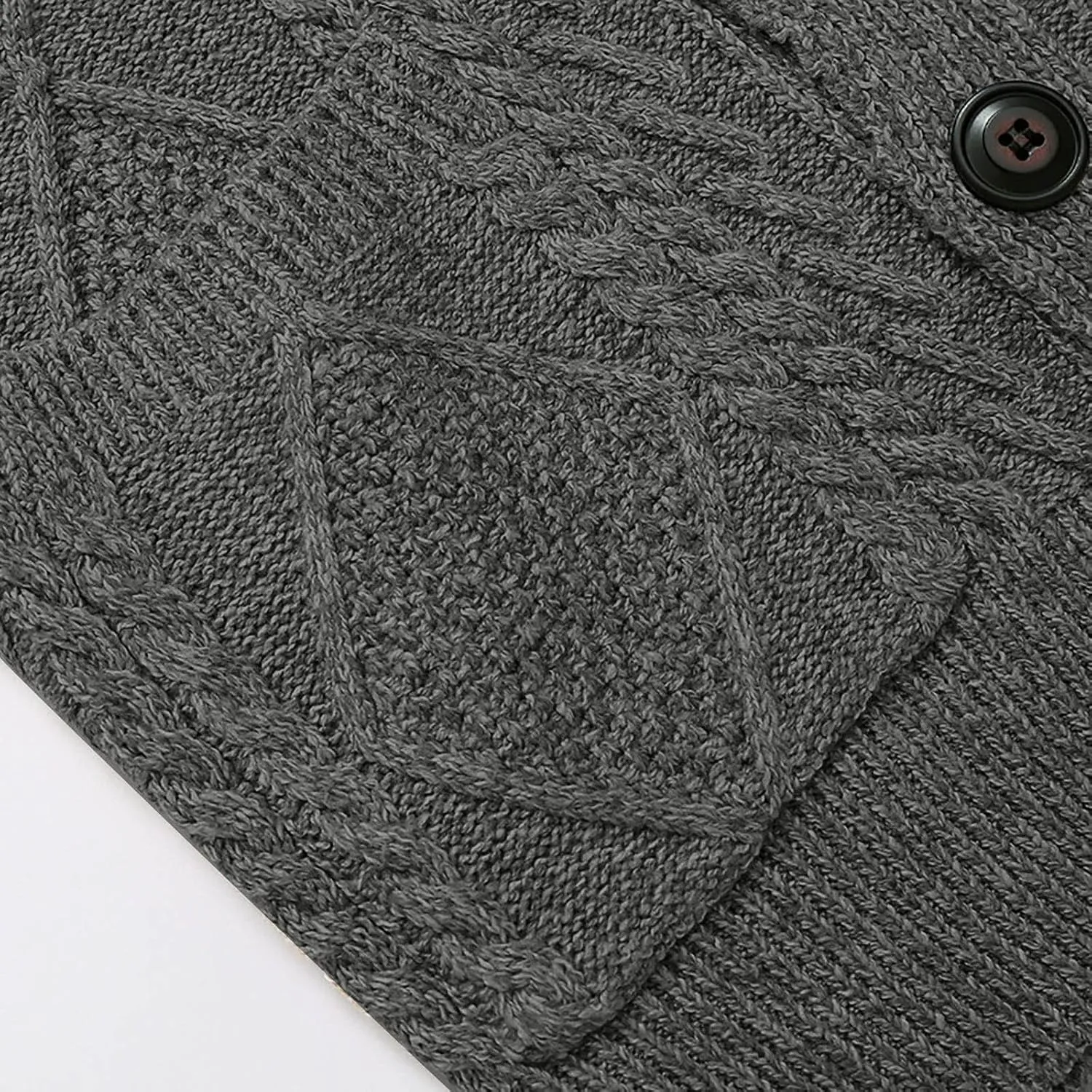 Men's Sweater Plus Size Autumn and Winter Fashion Loose Cardigan Warm Lapel Hooded Jacket Sweater Soft Sweater