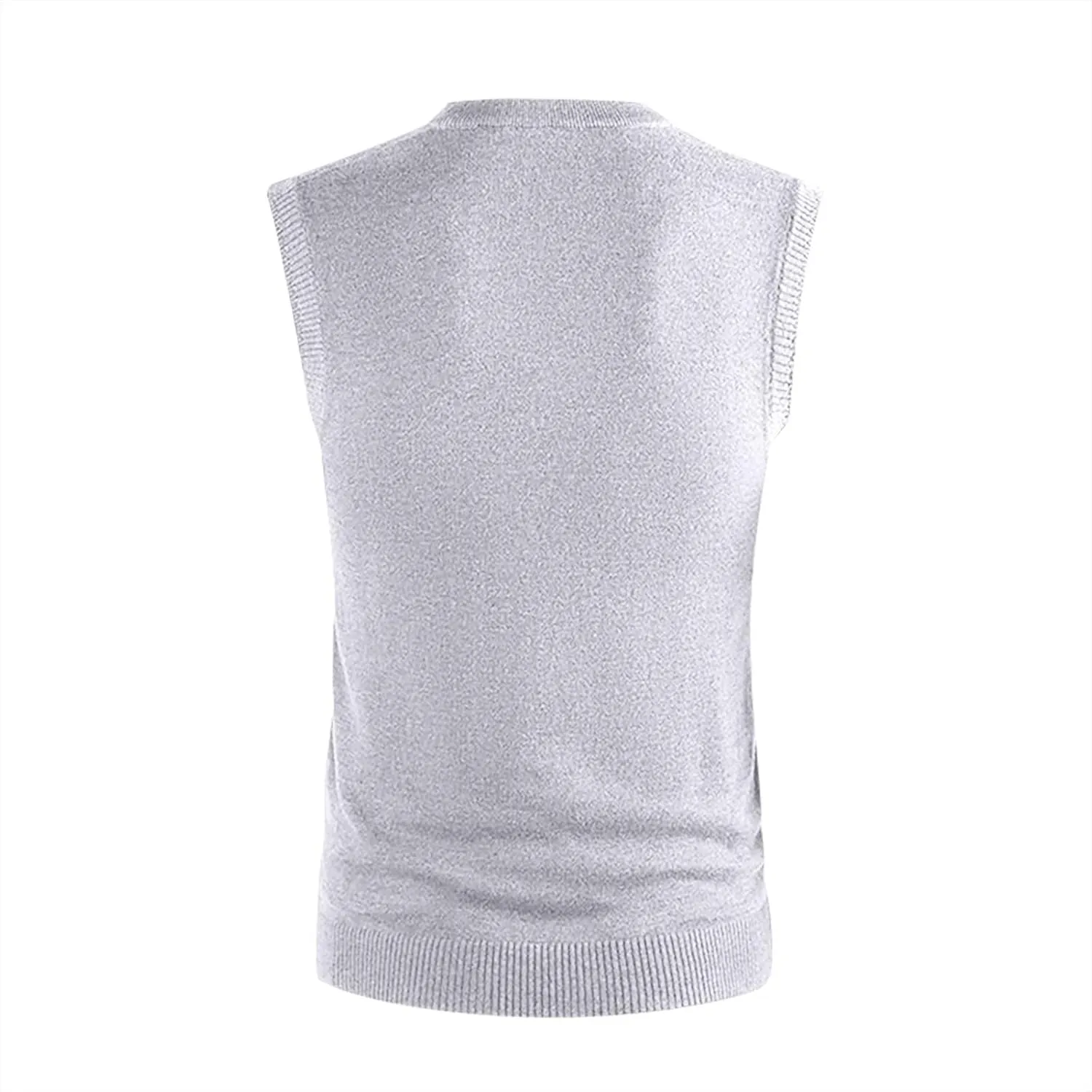 Men's Sweater Vest Classic V Neck Pullover Sweaters Sleeveless Lightweight Casual Slim Fit Knit Vests Waistcoat