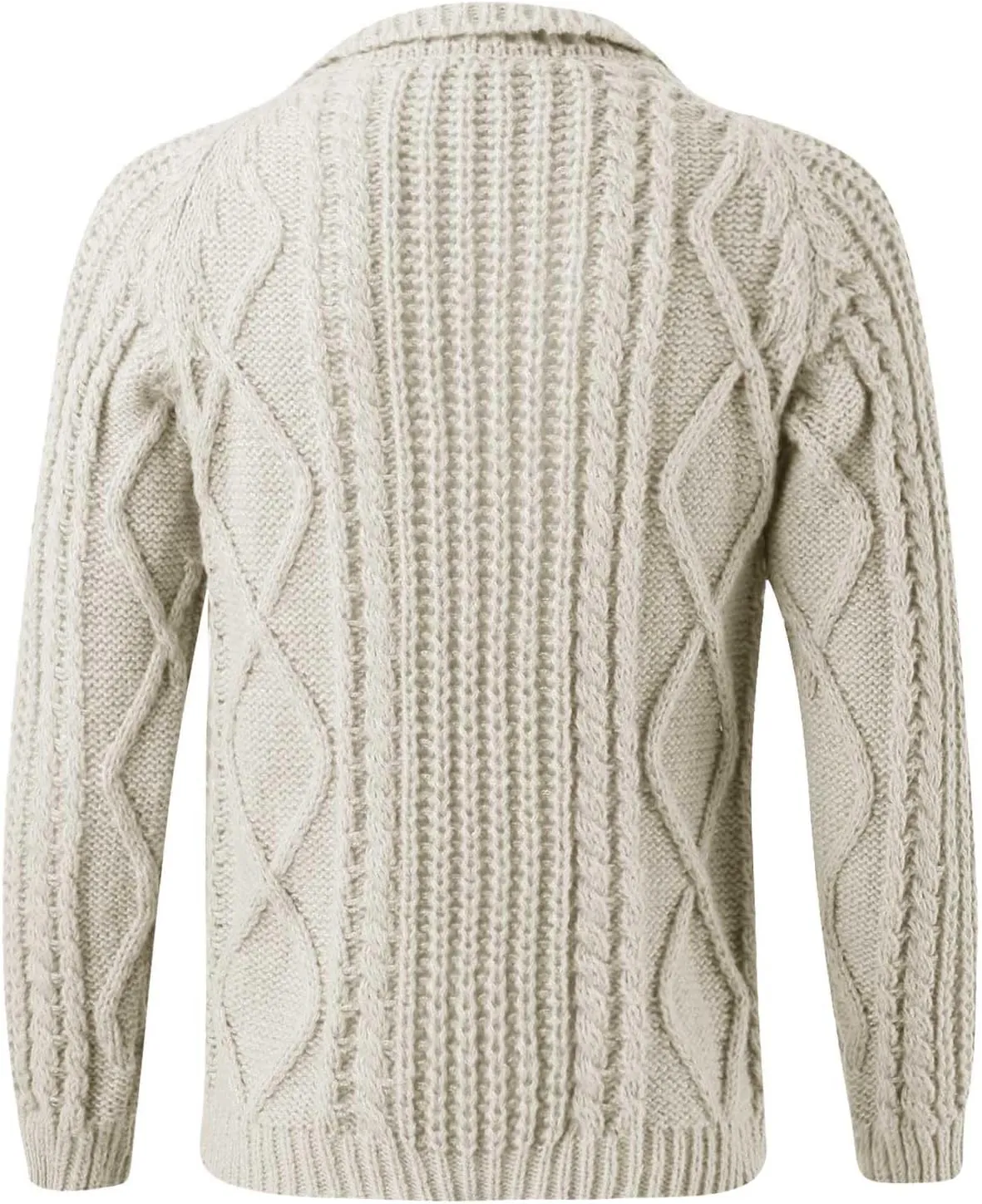 Mens Sweaters Male Fashion Solid Color Cardigan Sweater Jacket Lapel Pocket Mens Pullover Sweater v Neck