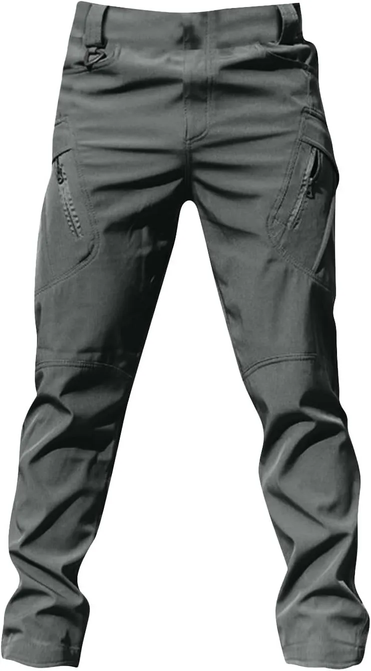 Men's Tactical Pants Cargo Pants with Multi Pockets Outdoor Hiking Pants Casual Trousers Workout Pants for Men