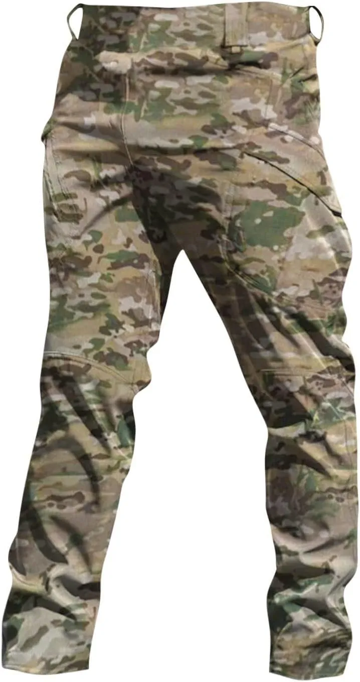 Men's Tactical Pants Cargo Pants with Multi Pockets Outdoor Hiking Pants Casual Trousers Workout Pants for Men