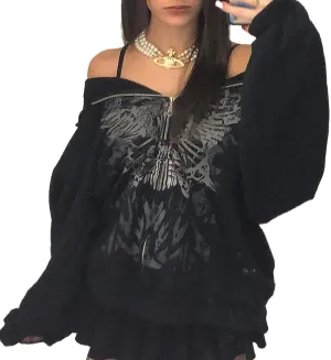 NUFIWI Women Pink Heart Print Zip Up Y2K Velvet Crop Hoodies Long Sleeve Kawaii Cropped Sweatshirts Cute Clothes