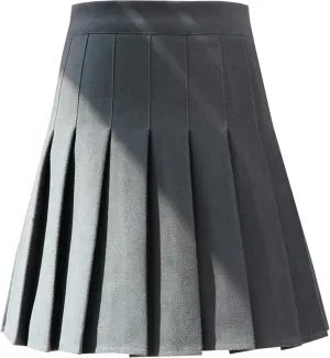OFFSUM Womens Short Skirts - Women Pleated Mini Skirts Korean Style Spring Summer Fashion Clothing Tennis Skirts High