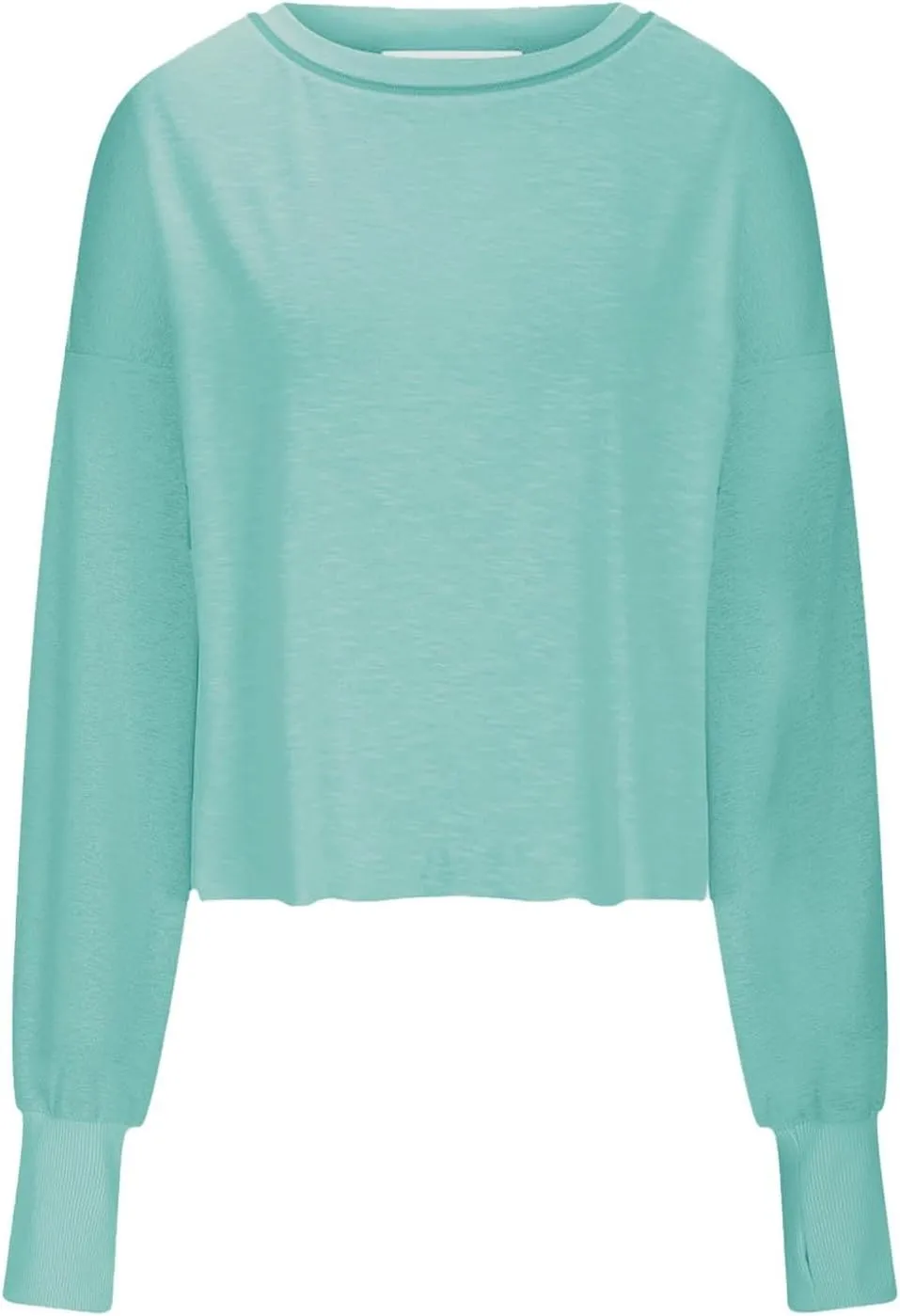 Oversized Open Back Sweatshirts for Womens Gym Backless Long Sleeve Crop Tops Workout Yoga Athletic Shirts Pullover