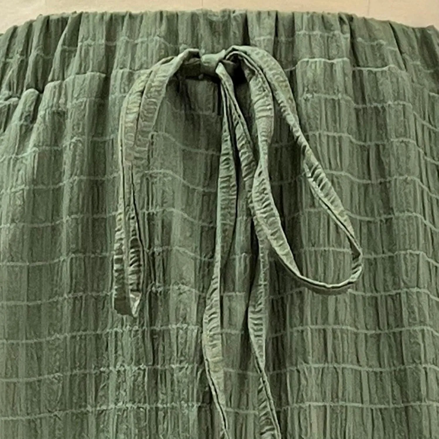 Pleated Skirts for Women Summer Boho Flowy Swing Ruffle Tiered A-Line Drawstring Elastic Waist Long Midi Skirt Dress