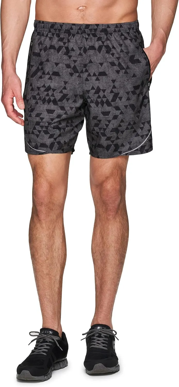 RBX Active Men's Quick Drying Performance Running Short with Inner Liner Short