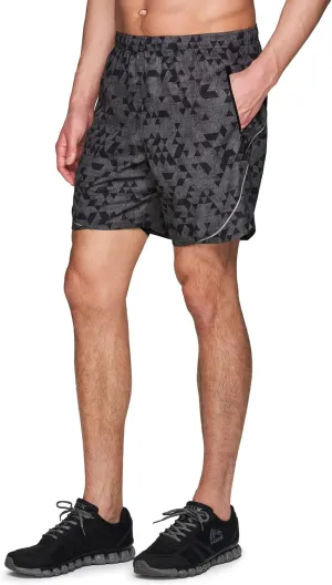 RBX Active Men's Quick Drying Performance Running Short with Inner Liner Short