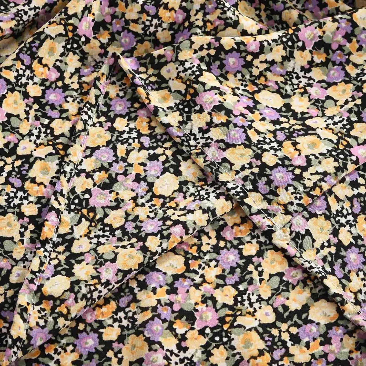 Skirts for Women 2024 Elegant Swiss Dot Stretch High Waist Boho Skirts Summer Causal Floral Print A-Line Maxi Skirts