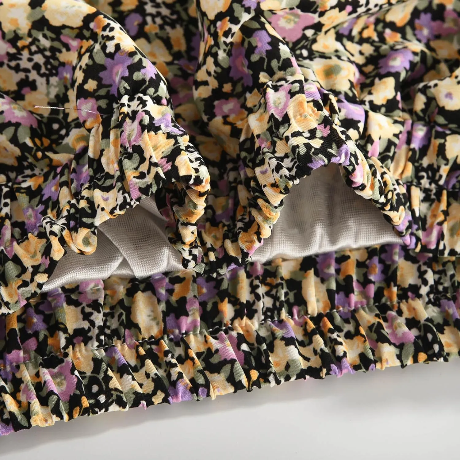Skirts for Women 2024 Elegant Swiss Dot Stretch High Waist Boho Skirts Summer Causal Floral Print A-Line Maxi Skirts