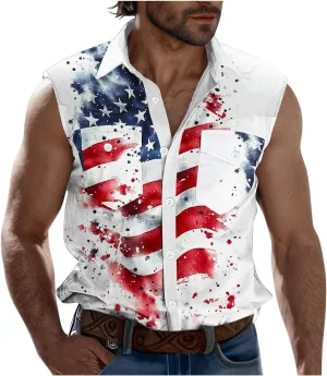 Sleeveless Tops for Man Winter Fall High Neck Denim Medieval Western Cardigan Tops Blouses Shirts Mens 2025