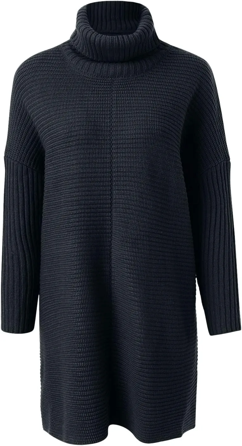 Sweaters Womens Oversized Turtleneck Batwing Long Sleeve Casual Cozy Baggy Knit Pullover Tunic Sweater 2024 Fall Outfits