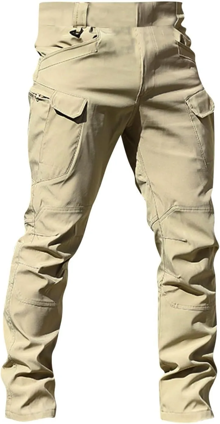 Tactical Pants for Men Waterproof Upland Hunting Pants Stretch Ripstop Cargo Pants Multi Pockets Outdoor Work Pants