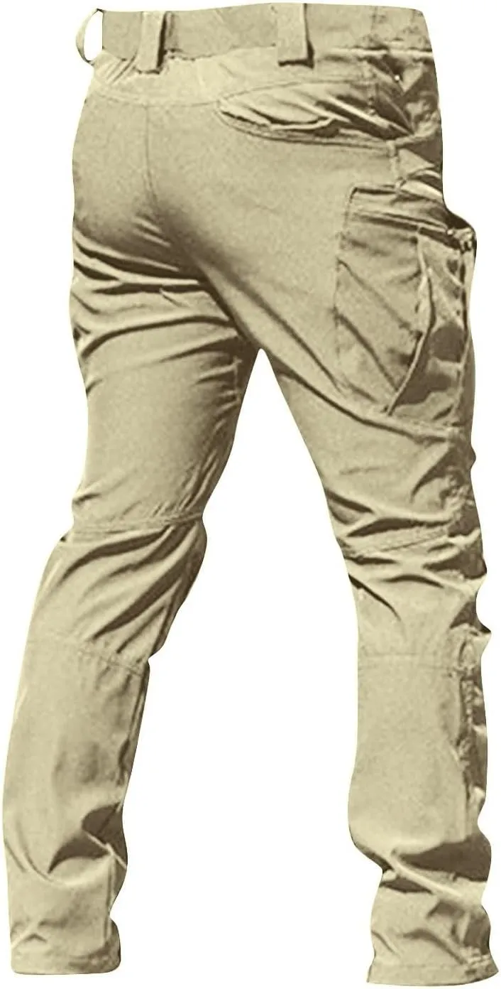 Tactical Pants for Men Waterproof Upland Hunting Pants Stretch Ripstop Cargo Pants Multi Pockets Outdoor Work Pants