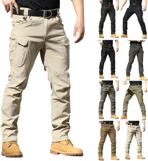 Tactical Pants for Men Waterproof Upland Hunting Pants Stretch Ripstop Cargo Pants Multi Pockets Outdoor Work Pants