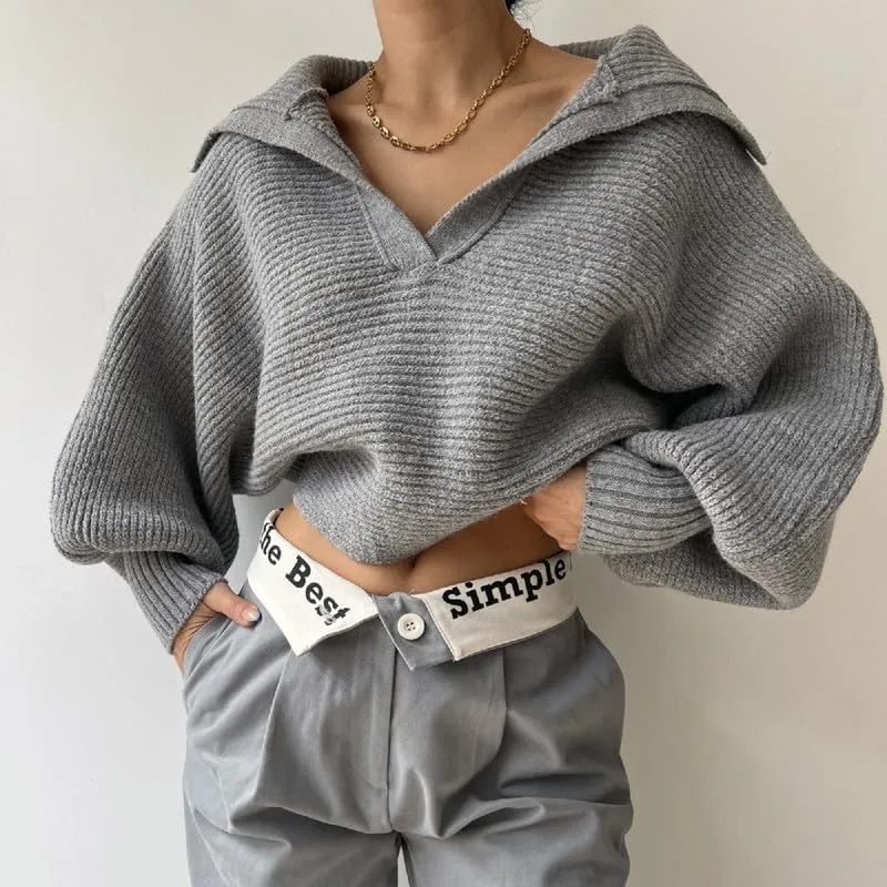 Women Long Sleeve Turtleneck Sweaters Oversized Stretch Fitted Pullover Sweater Ribbed Solid Color Knit Jumper Tops